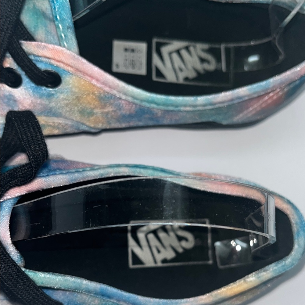 Vans Multicolor Tie-Dye Canvas Sneakers Unisex Men 8.5 Women 10 - Picture 2 of 7
